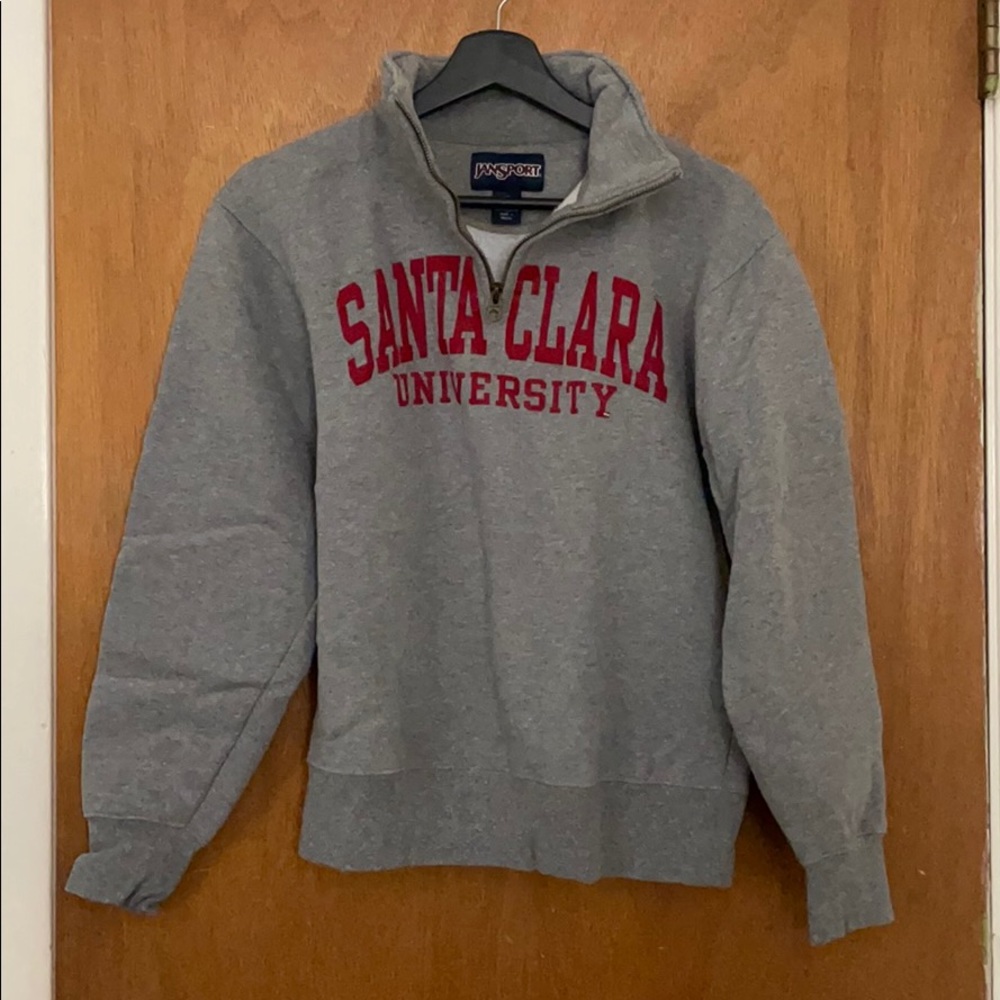 NWOT Santa Clara University 3/4 zip Sweatshirt